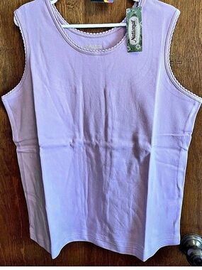 Nautical Tank Top in Purple Size XL NWT